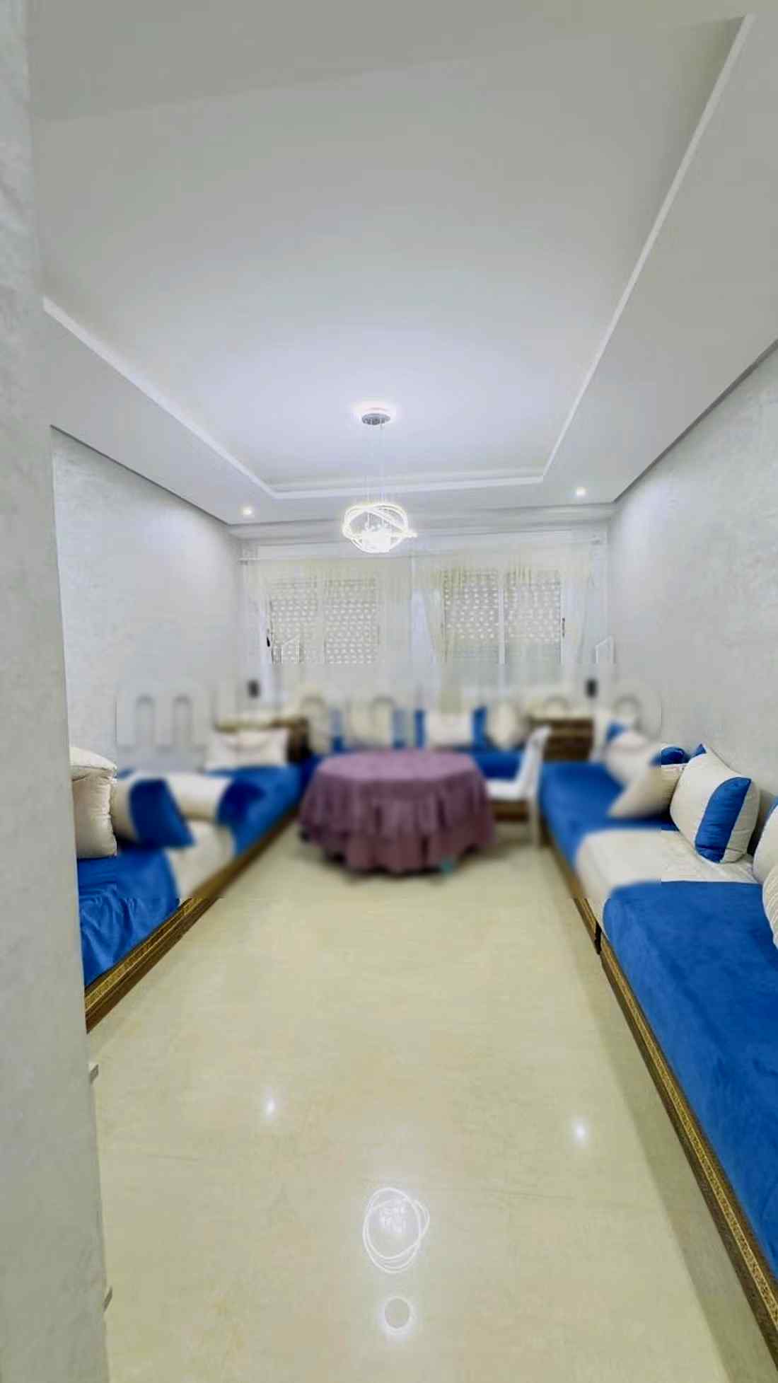 Appartements à louer à Bel Air Val fleuri. Surface totale 60 m². Salon typique marocain, résidence sécurisée - Photo 2