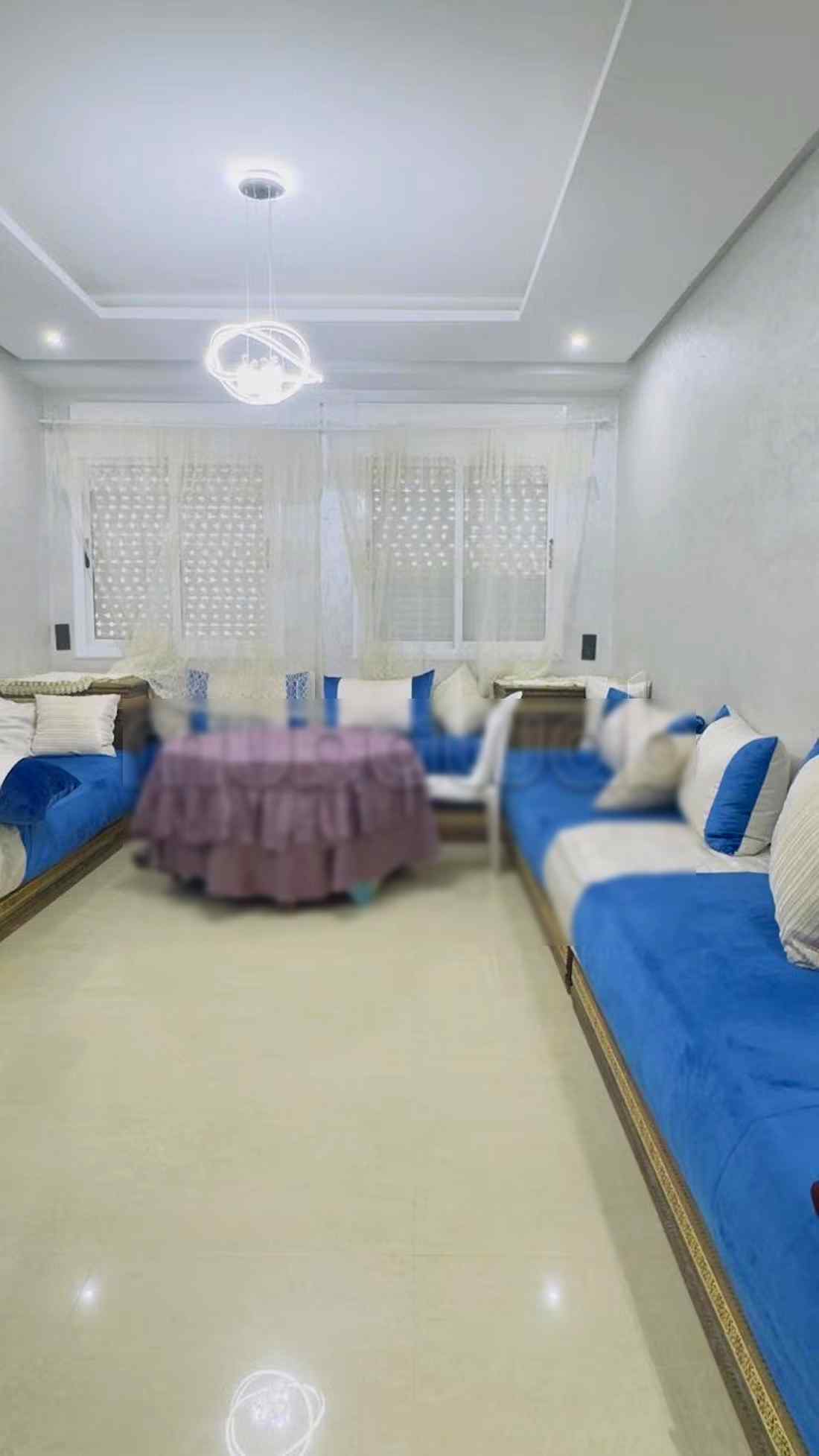 Appartements à louer à Bel Air Val fleuri. Surface totale 60 m². Salon typique marocain, résidence sécurisée - Photo 8