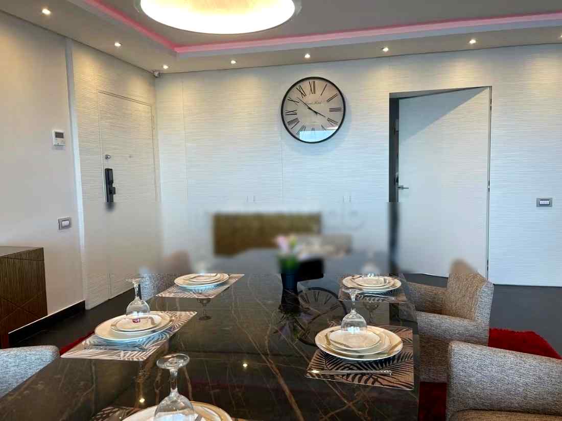 Appartement de vacances à louer à Casablanca Marina. 2 chambres agréables. Porte blindée et vue sur mer - Photo 17