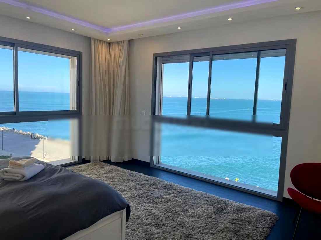 Appartement de vacances à louer à Casablanca Marina. 2 chambres agréables. Porte blindée et vue sur mer - Photo 7