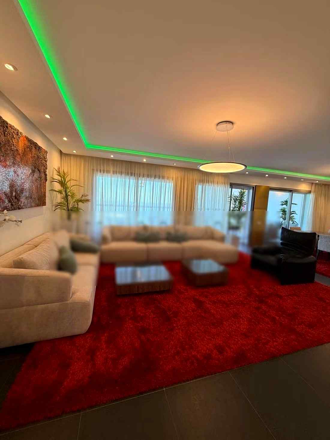 Appartement de vacances à louer à Casablanca Marina. 2 chambres agréables. Porte blindée et vue sur mer - Photo 4
