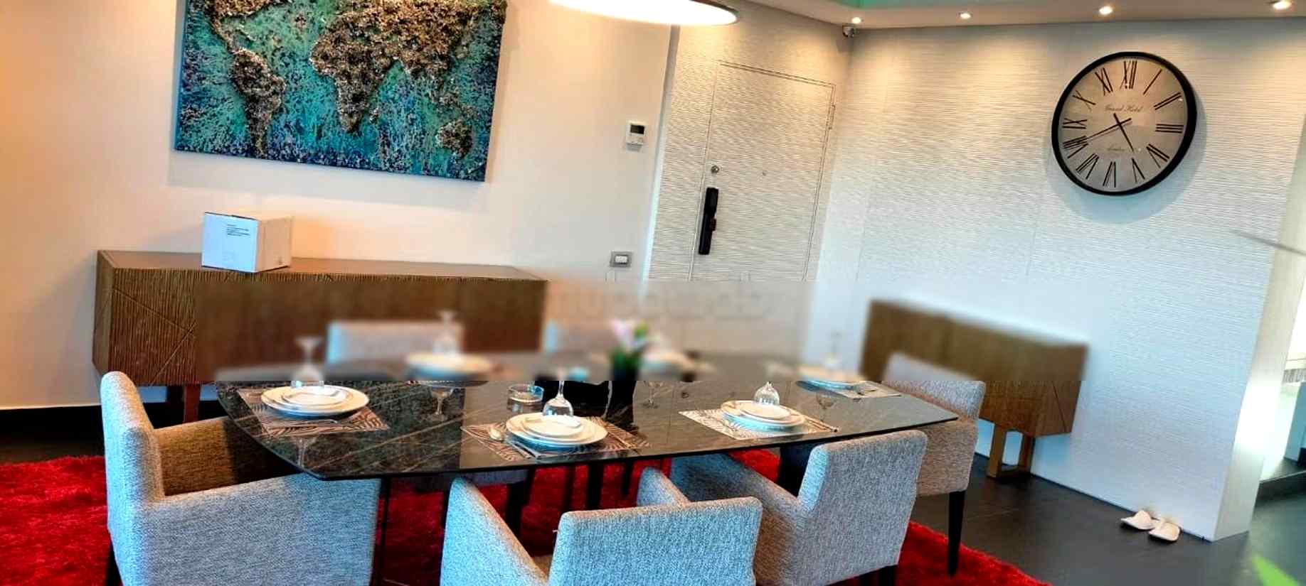 Appartement de vacances à louer à Casablanca Marina. 2 chambres agréables. Porte blindée et vue sur mer - Photo 5