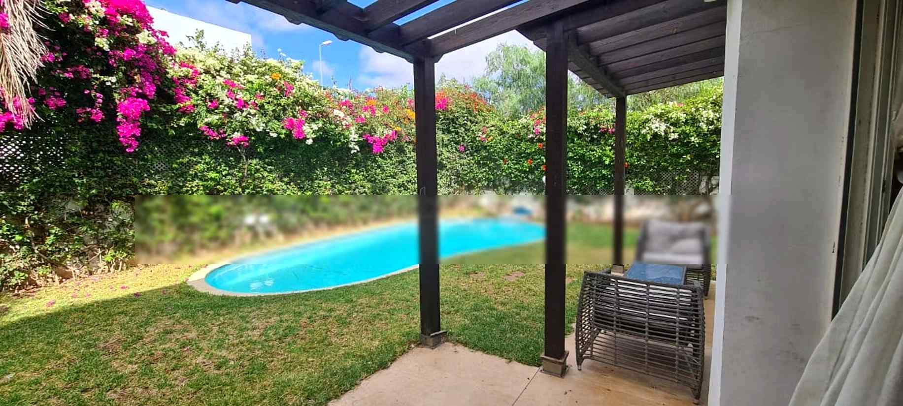 Location d'un appartement à Dar Bouazza. 
4 belles chambres. 
Terrasse et jardin - Photo 10