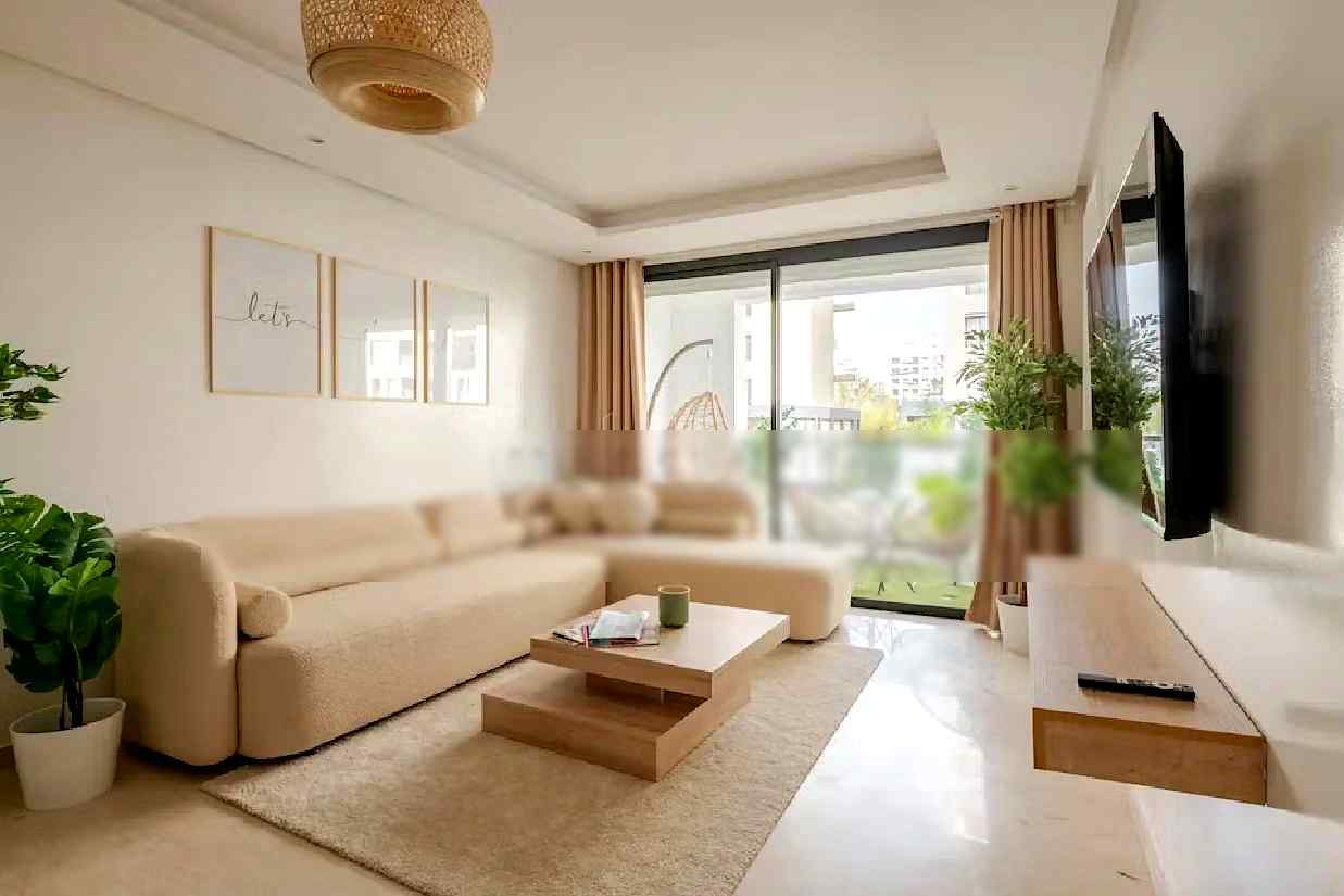 Charmant et spacieux 3BR /Prestigia Rabat/À pied du stade - Photo 3