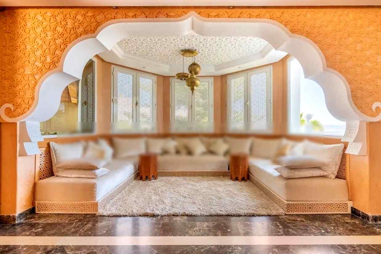 Villa de standing à louer pour vos vacances à Jbel Kbir. Superficie 1000 m². Jardin et terrasse - Photo 31