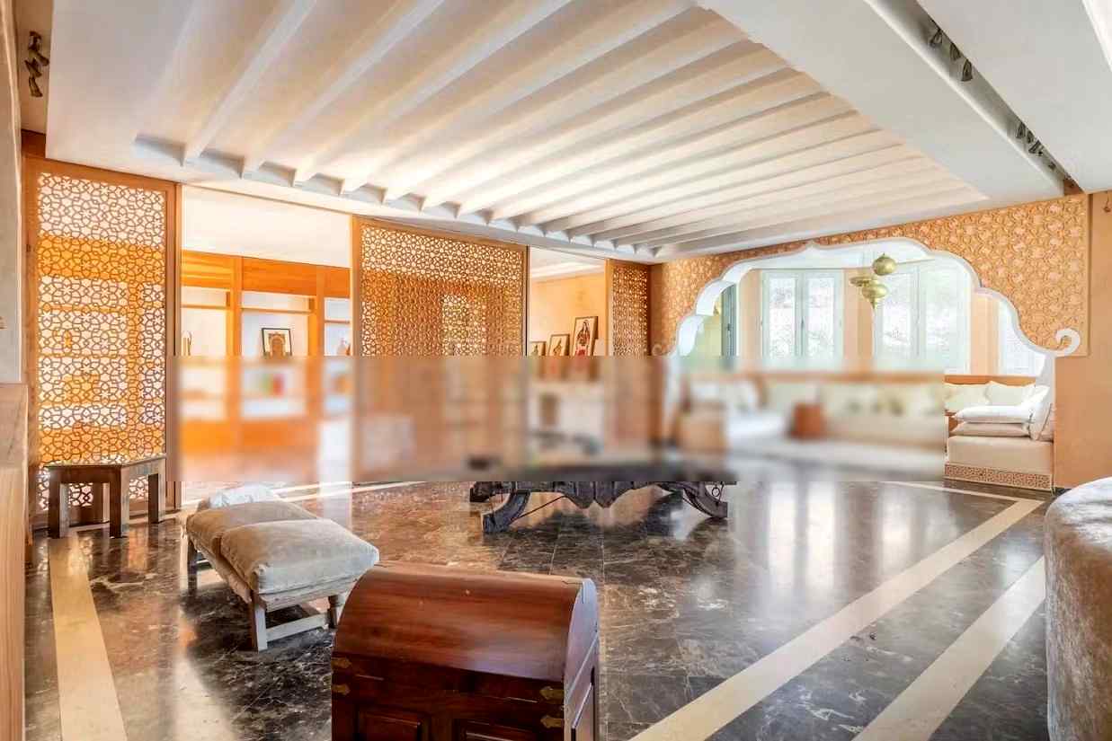 Villa de standing à louer pour vos vacances à Jbel Kbir. Superficie 1000 m². Jardin et terrasse - Photo 13