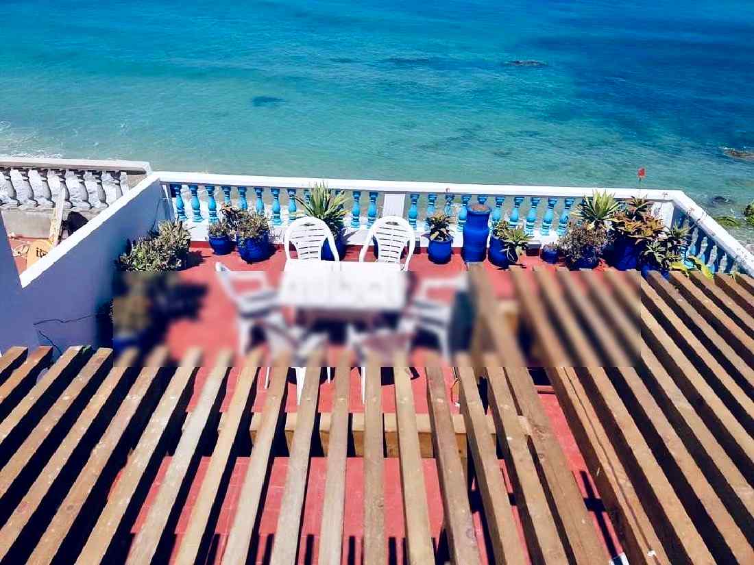 Location saisonnière à Port Tanger ville. 6 grandes pièces. Service de concierge, cheminée - Photo 7