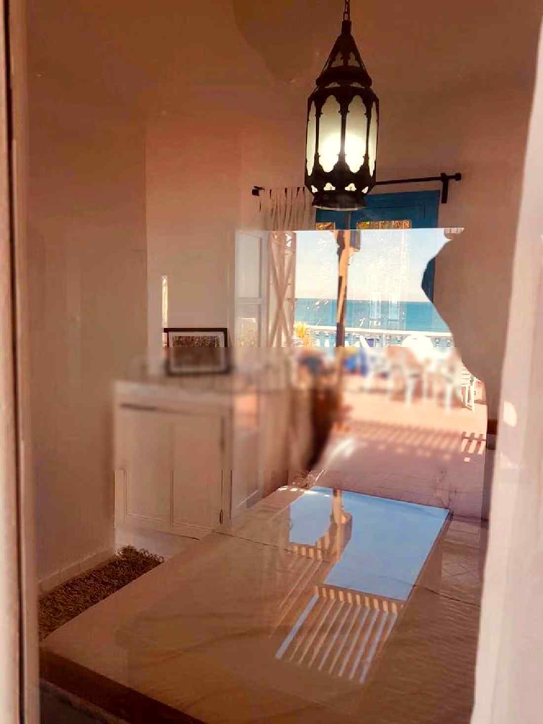 Location saisonnière à Port Tanger ville. 6 grandes pièces. Service de concierge, cheminée - Photo 15