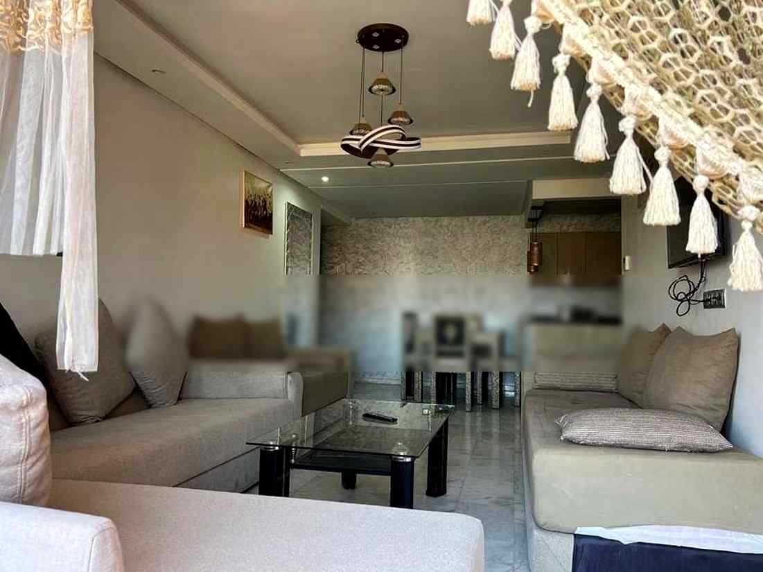 Location d'un appartement à Guéliz. 2 pièces confortables. Antenne parabolique, résidence sécurisée - Photo 9