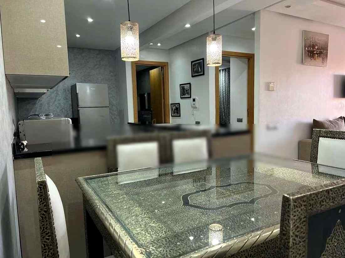 Location d'un appartement à Guéliz. 2 pièces confortables. Antenne parabolique, résidence sécurisée - Photo 12