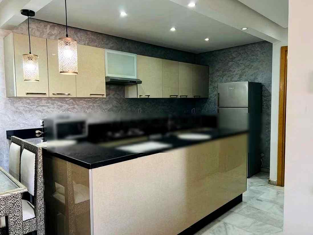 Location d'un appartement à Guéliz. 2 pièces confortables. Antenne parabolique, résidence sécurisée - Photo 7