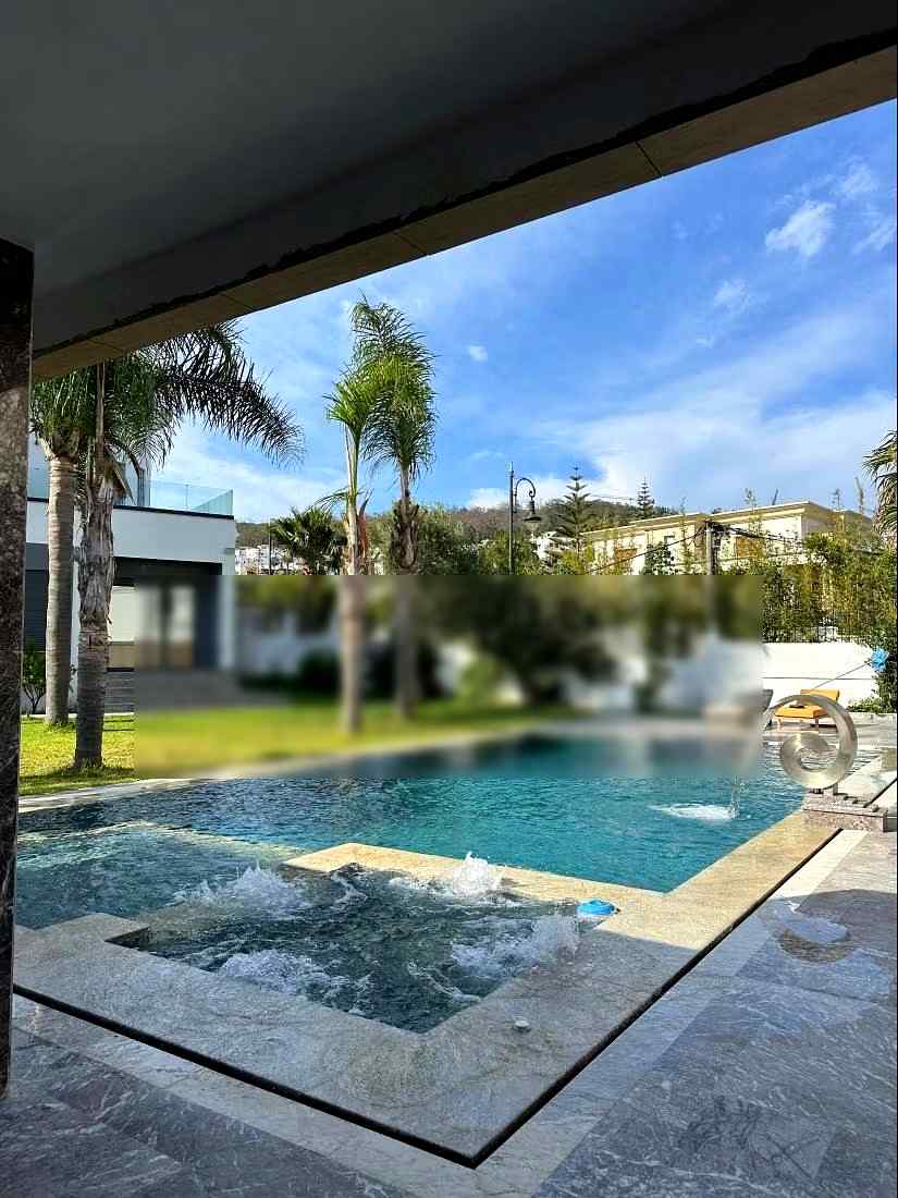 Location saisonnière villa haut standing à Rmilat. 4 pièces. Piscine et cheminée - Photo 2