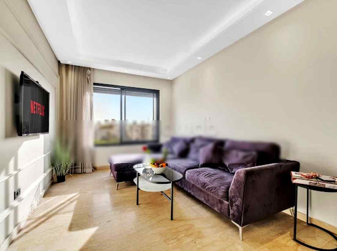 Location d'un appartement à Plateau Al Batha. 1 chambre. Chauffage central et porte blindée - Photo 2