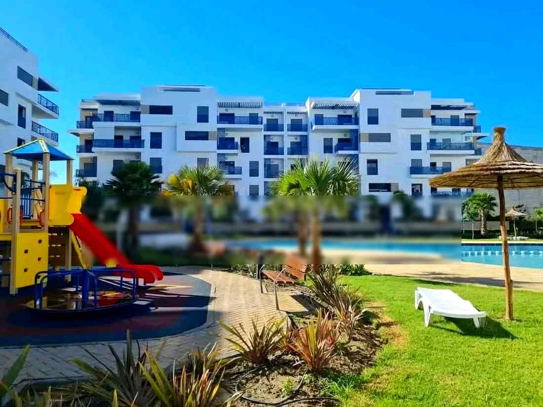 Appartement de vacances à louer à Martil. Superficie 90 m². Piscine et air conditionné - Photo 14