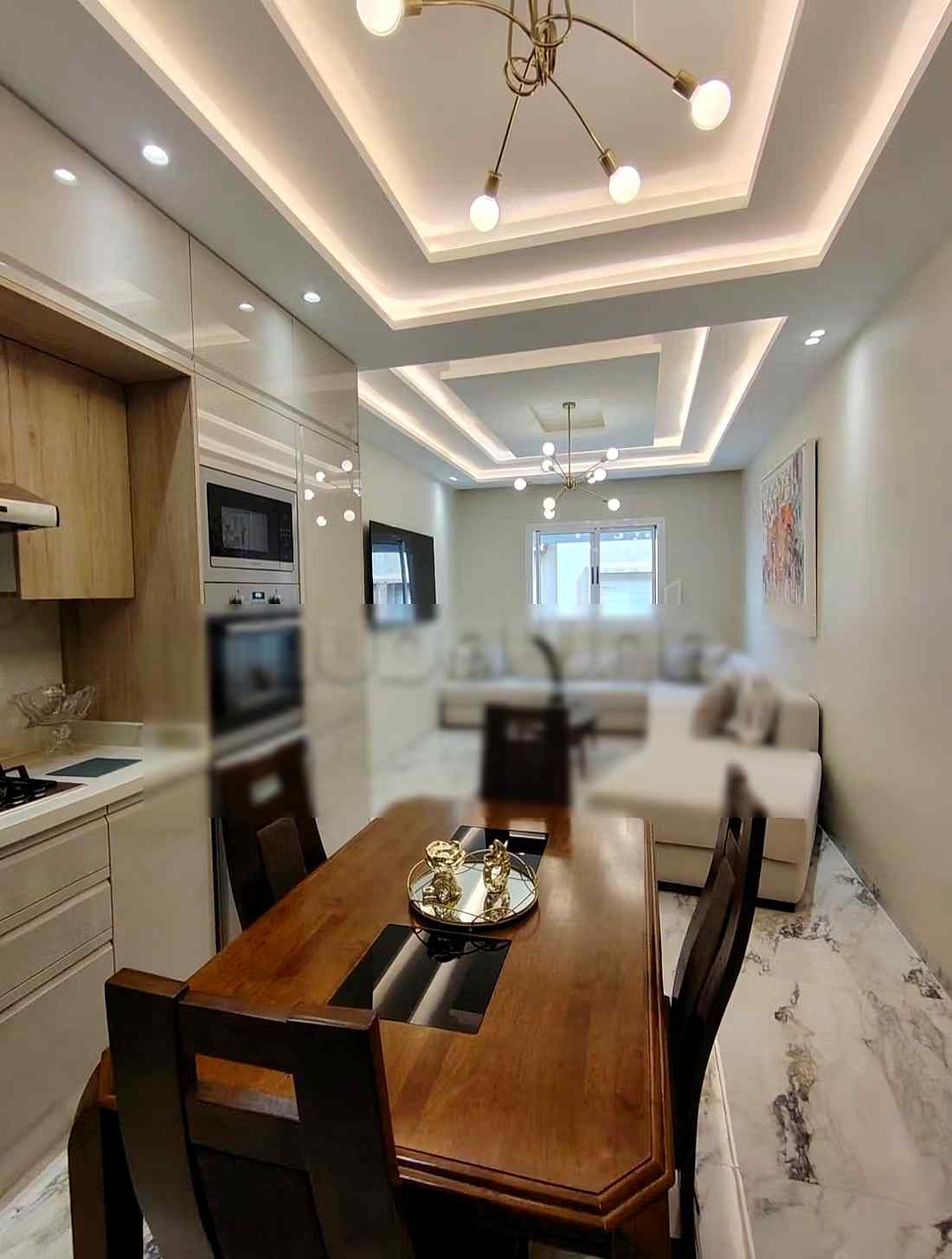 Location d'un appartement à Borj. 2 chambres. Ascenseur et terrasse - Photo 2