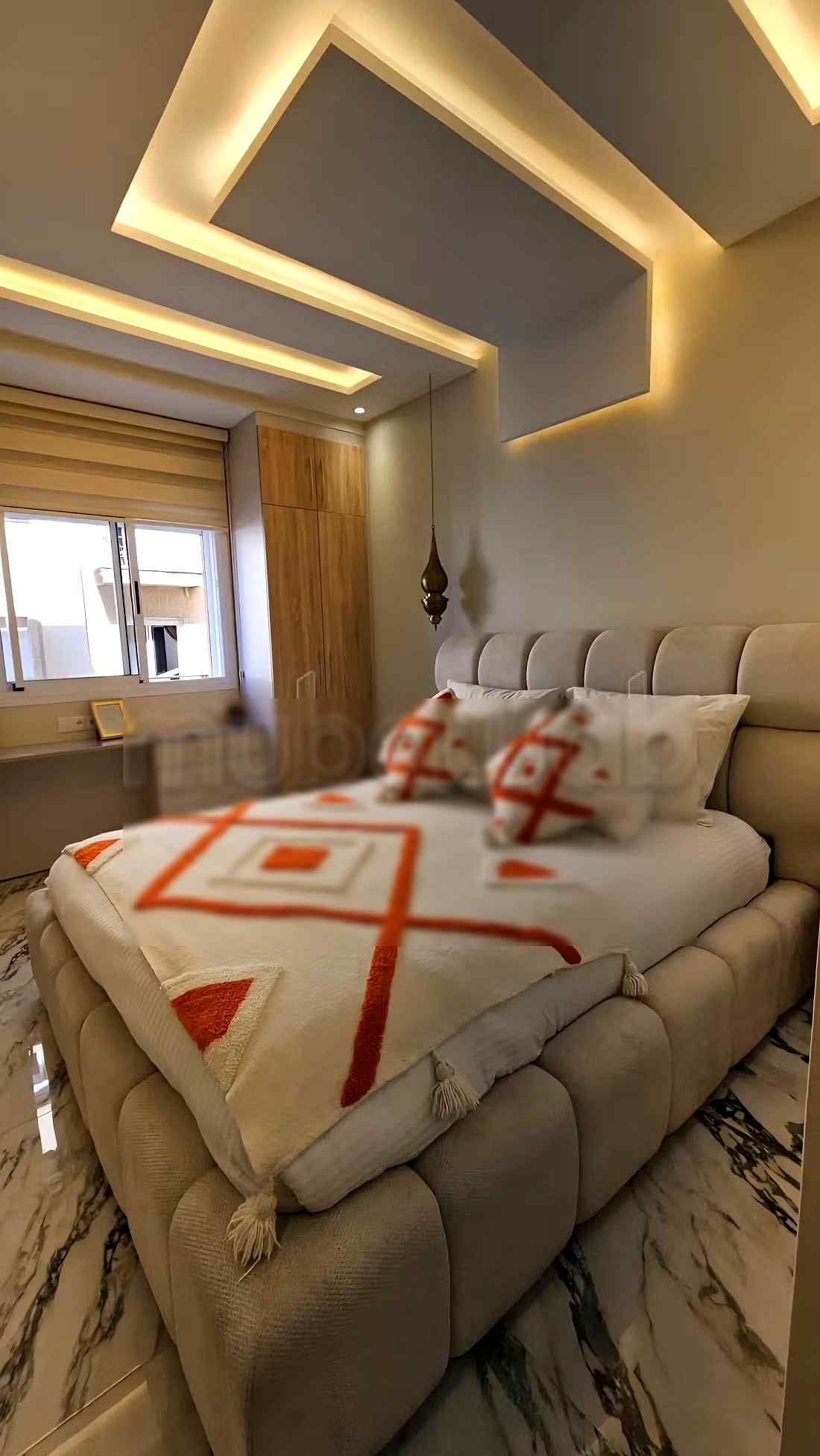 Location d'un appartement à Borj. 2 chambres. Ascenseur et terrasse - Photo 12
