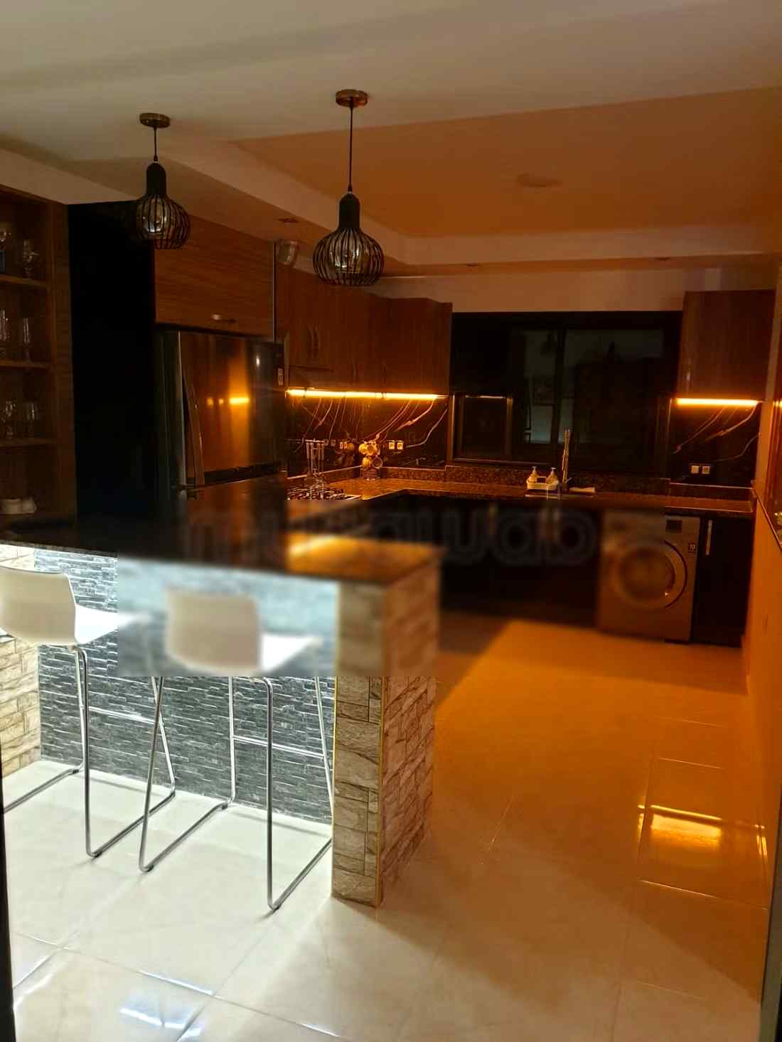 Location saisonnière à Branes 1. Surface de 100 m². Salon traditionnel marocain, résidence sécurisée - Photo 4