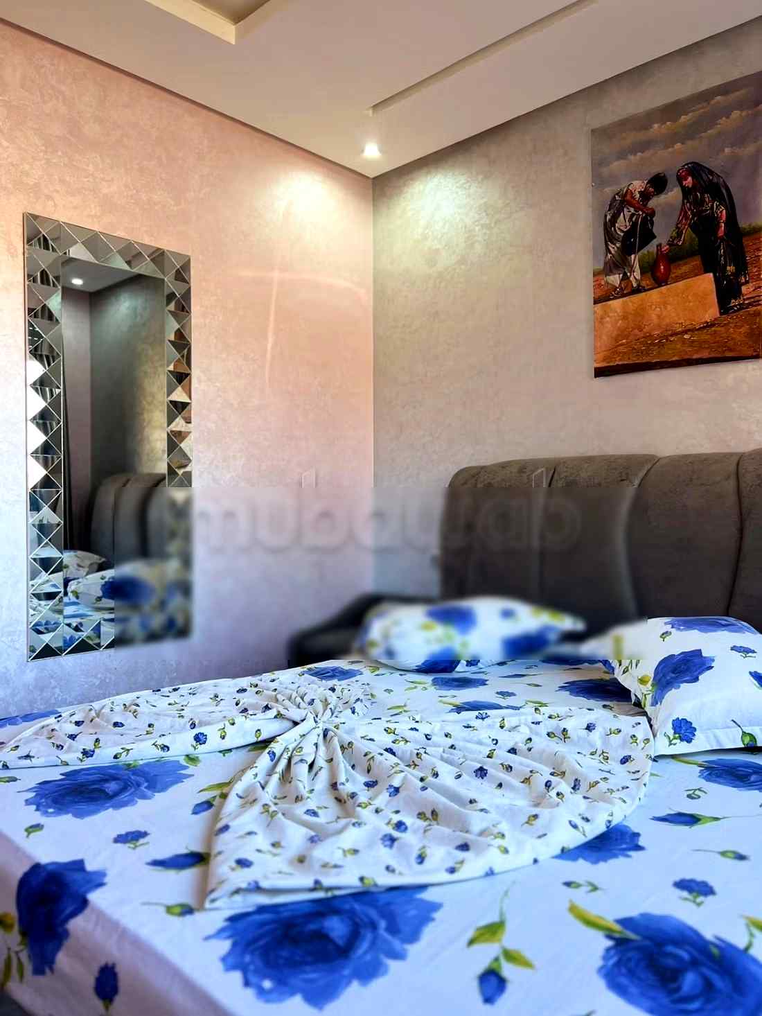 Location saisonnière à Guéliz. 2 belles chambres. Système de parabole et salon marocain - Photo 8