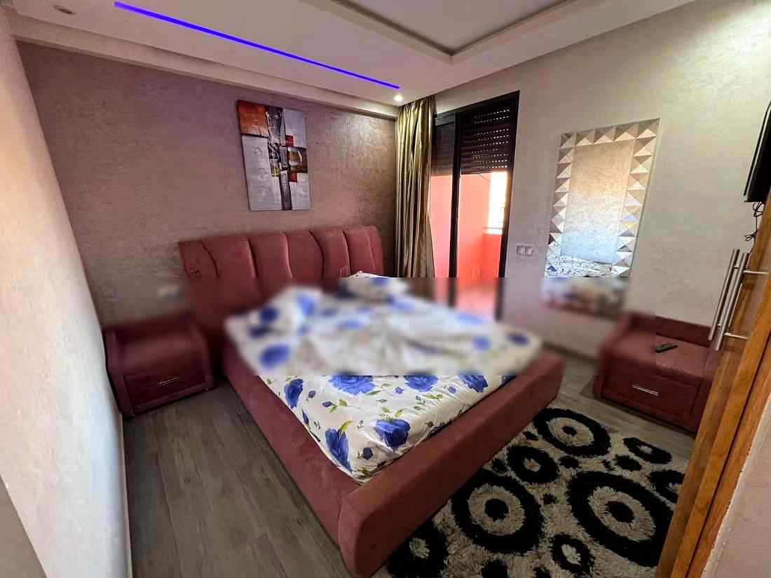 Location saisonnière à Guéliz. 2 belles chambres. Système de parabole et salon marocain - Photo 6