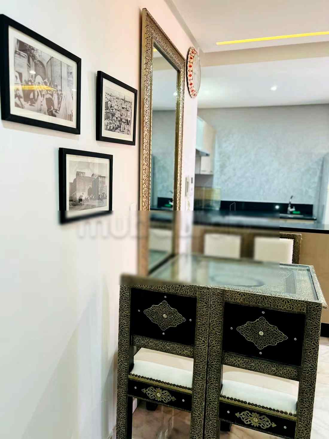 Location d'un appartement à Guéliz. 3 pièces. Concierge et climatisation. - Photo 7