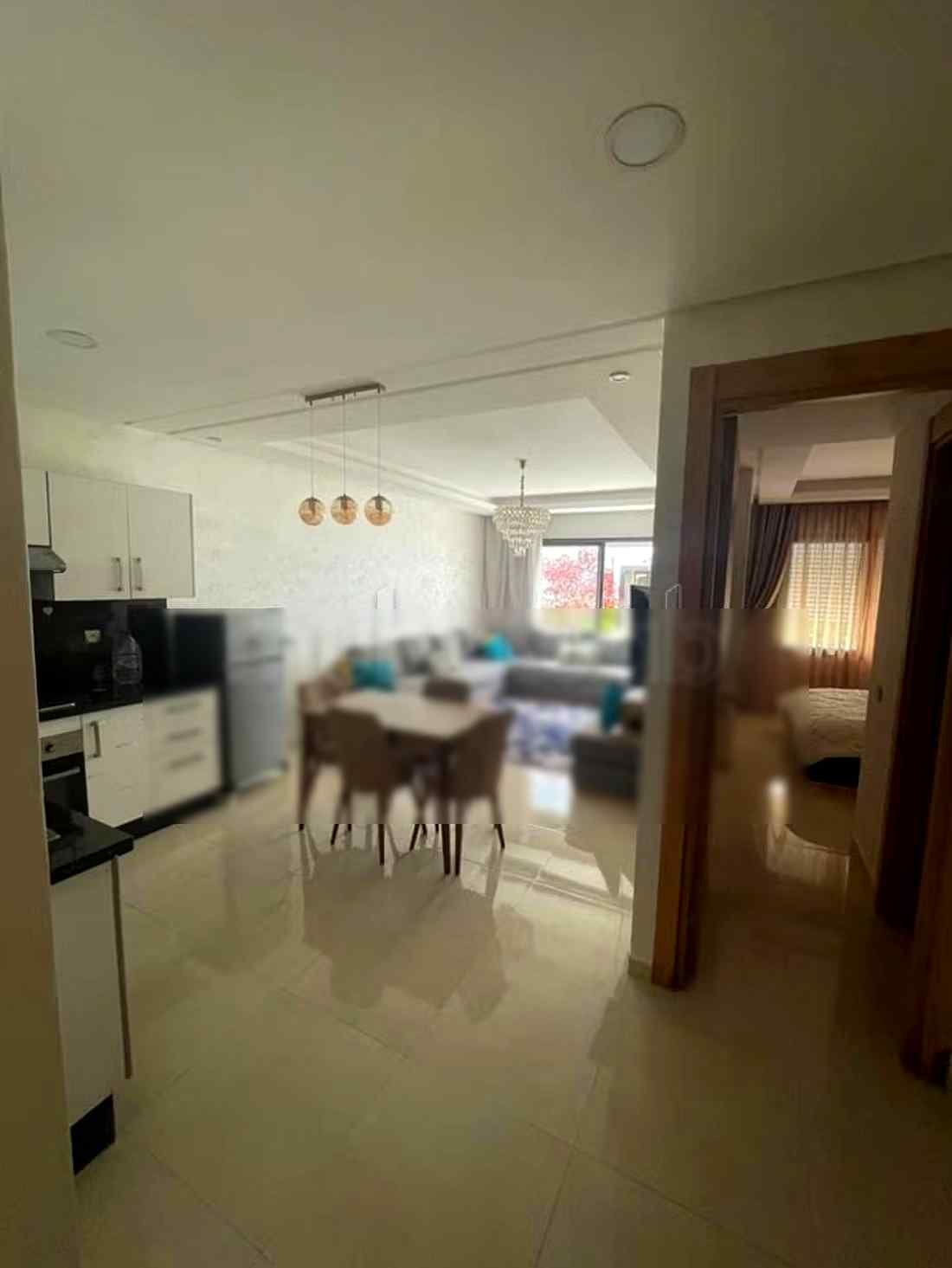 Location saisonnière à El Mansouria. Surface totale 55 m². Système de parabole et salon marocain - Photo 5