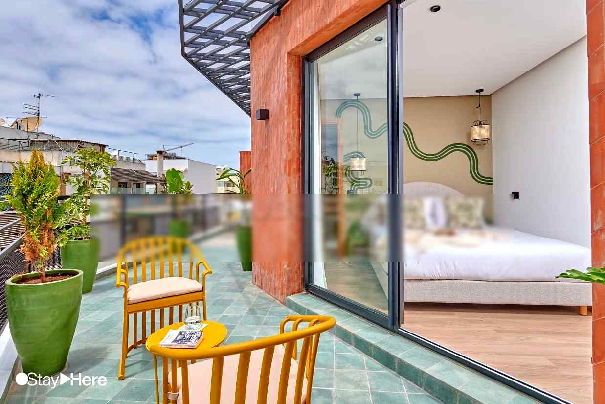 Appartement Cosy avec Terrasse Privée Maarif - Photo 4
