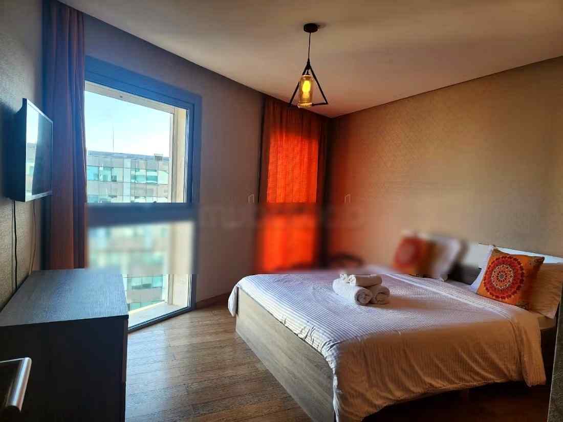 Appartement de vacances à louer à Casablanca Marina. Superficie 75 m². Vue exceptionnelle sur la mer, chauffage central - Photo 11