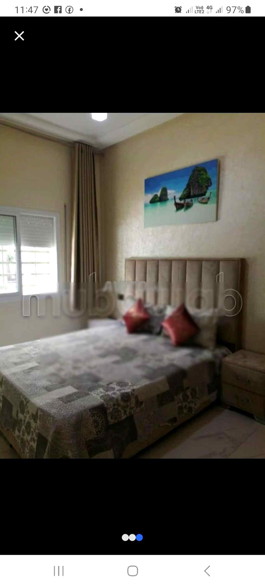 Location saisonnière en Centre ville. Superficie 65 m². Porte blindée, sécurité - Photo 5