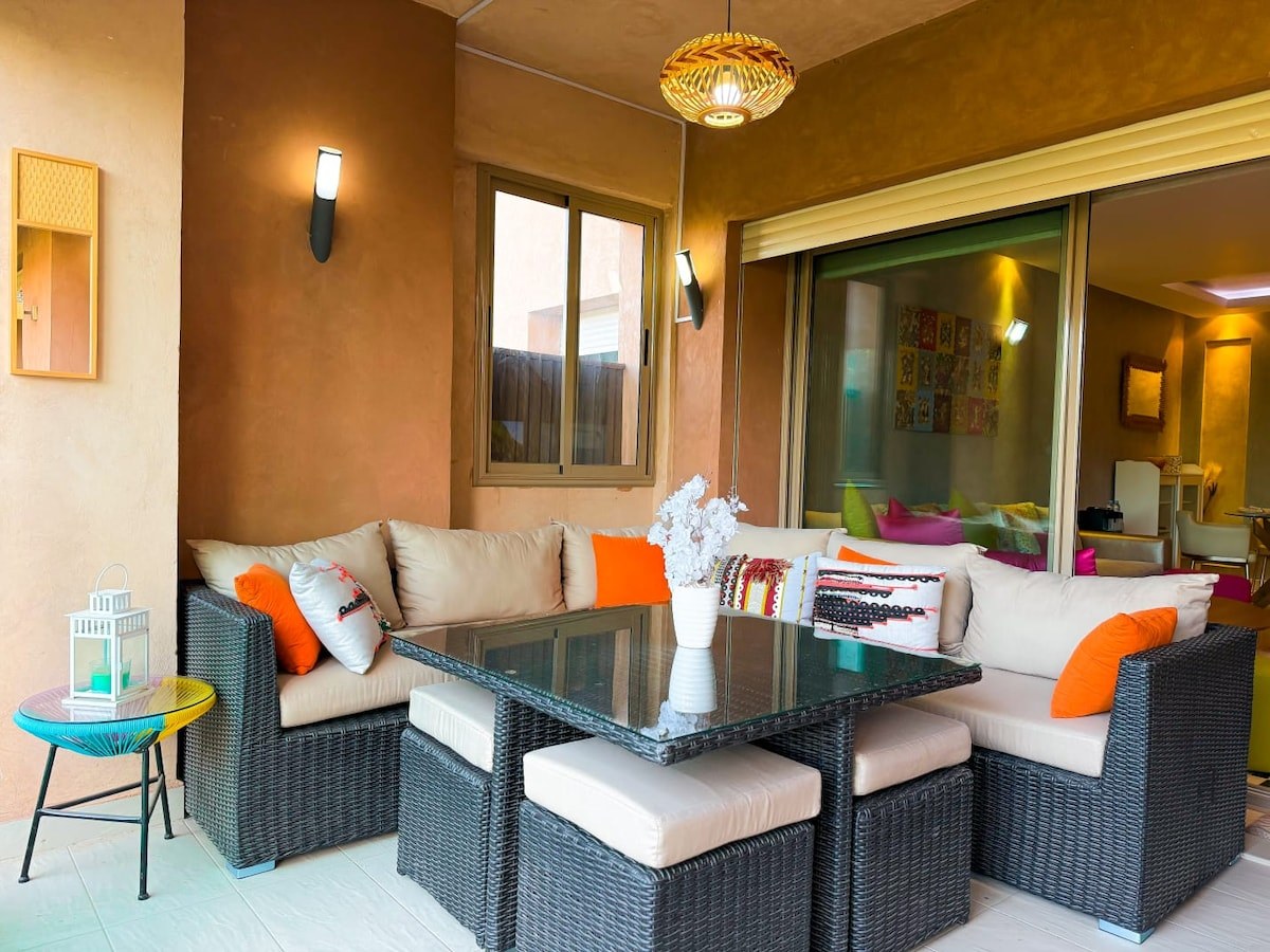 Prestigia -Terrasse prive vue sur jardin & piscine - Photo 9