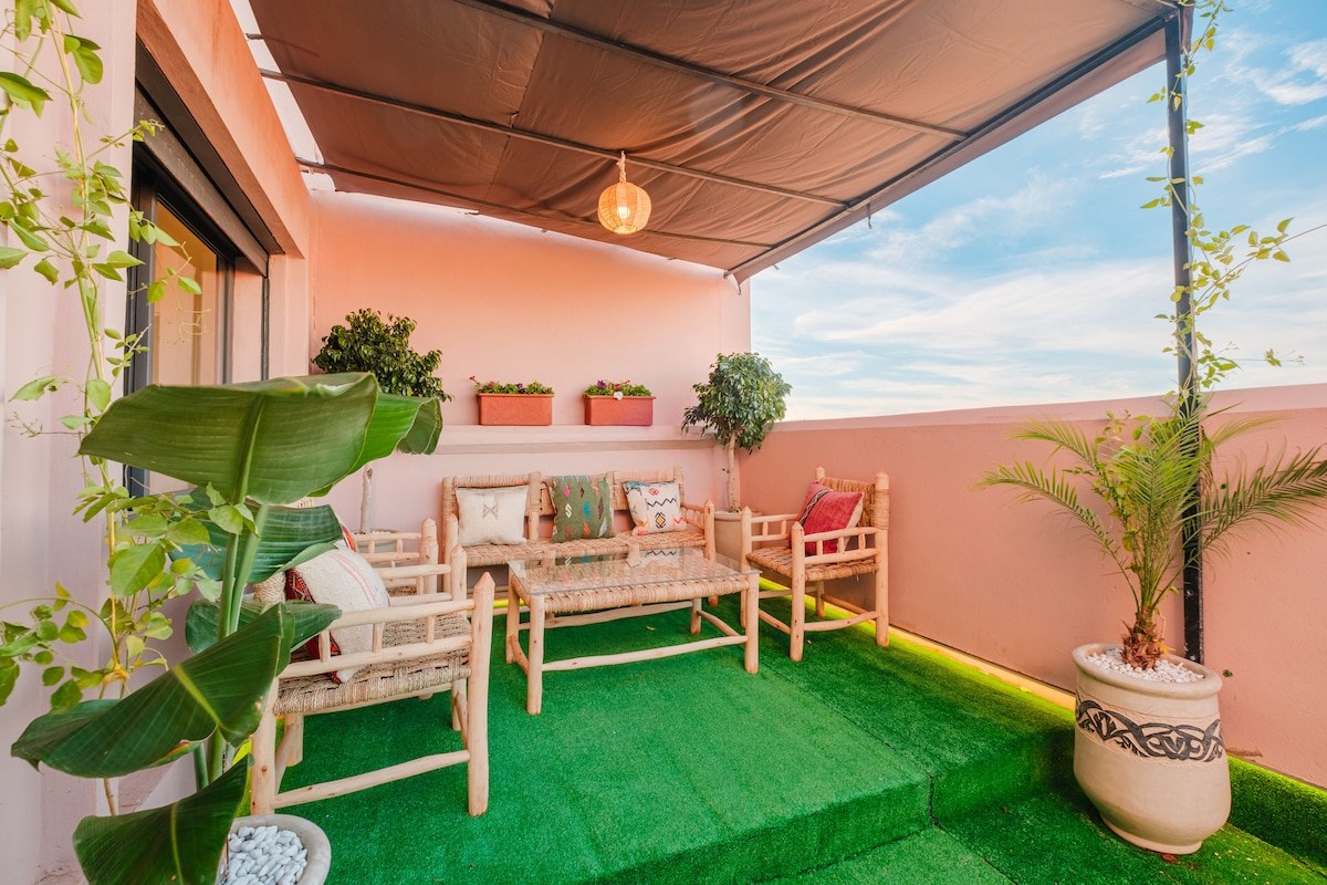 •Appartement climatisé avec spa privé et terrasse au coucher du soleil• - Photo 9