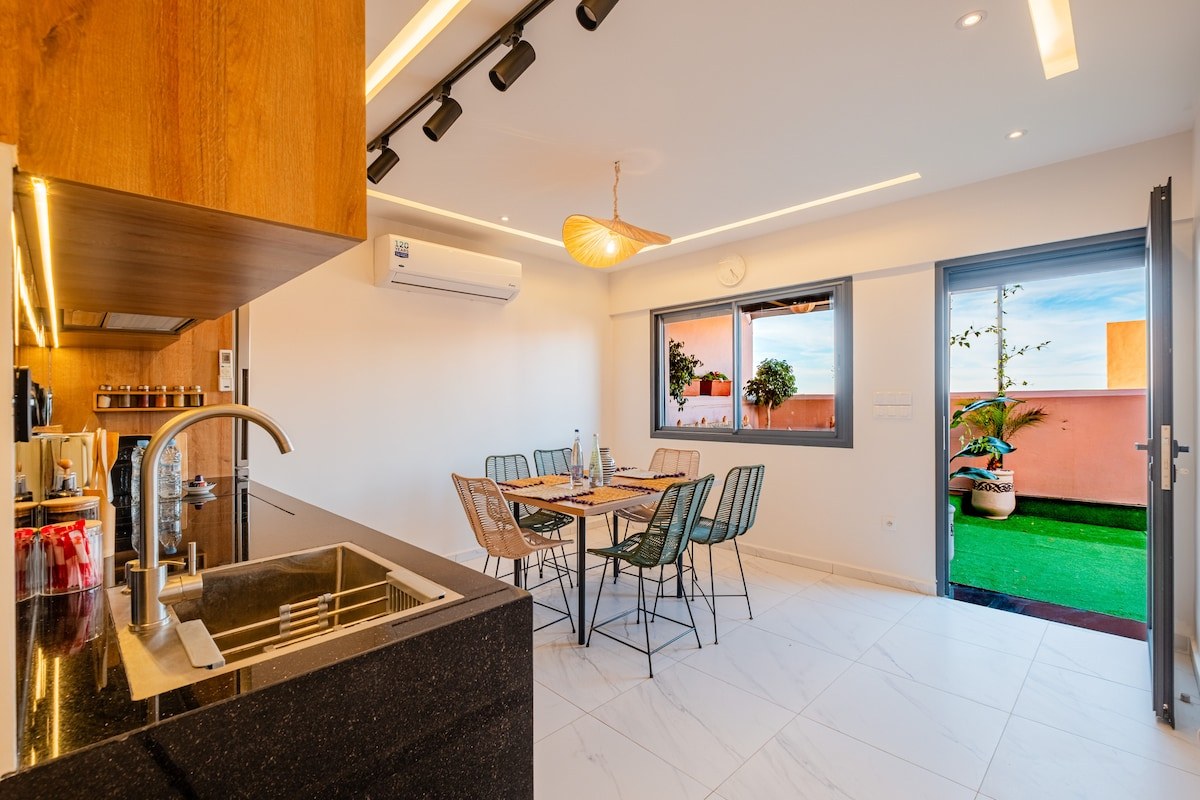 •Appartement climatisé avec spa privé et terrasse au coucher du soleil• - Photo 21