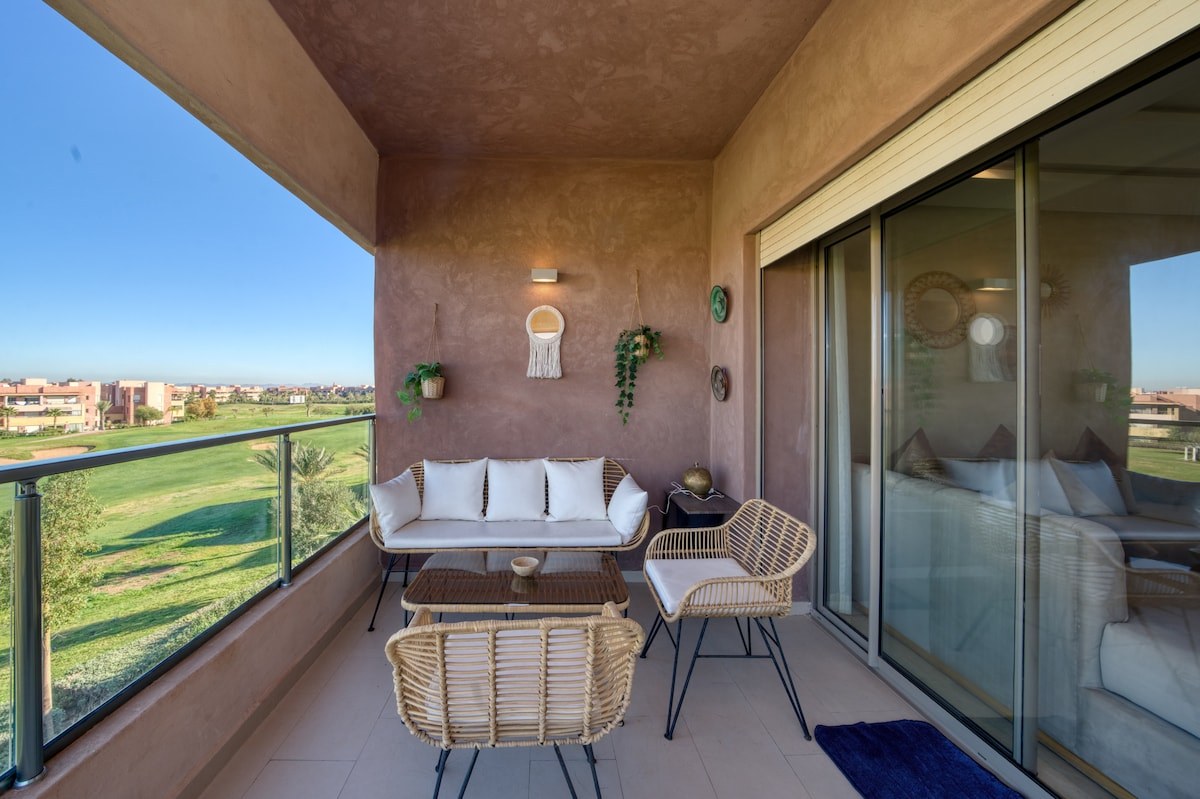 Appt vue golf · terrasse · 2 piscines · 2 Chambres - Photo 19