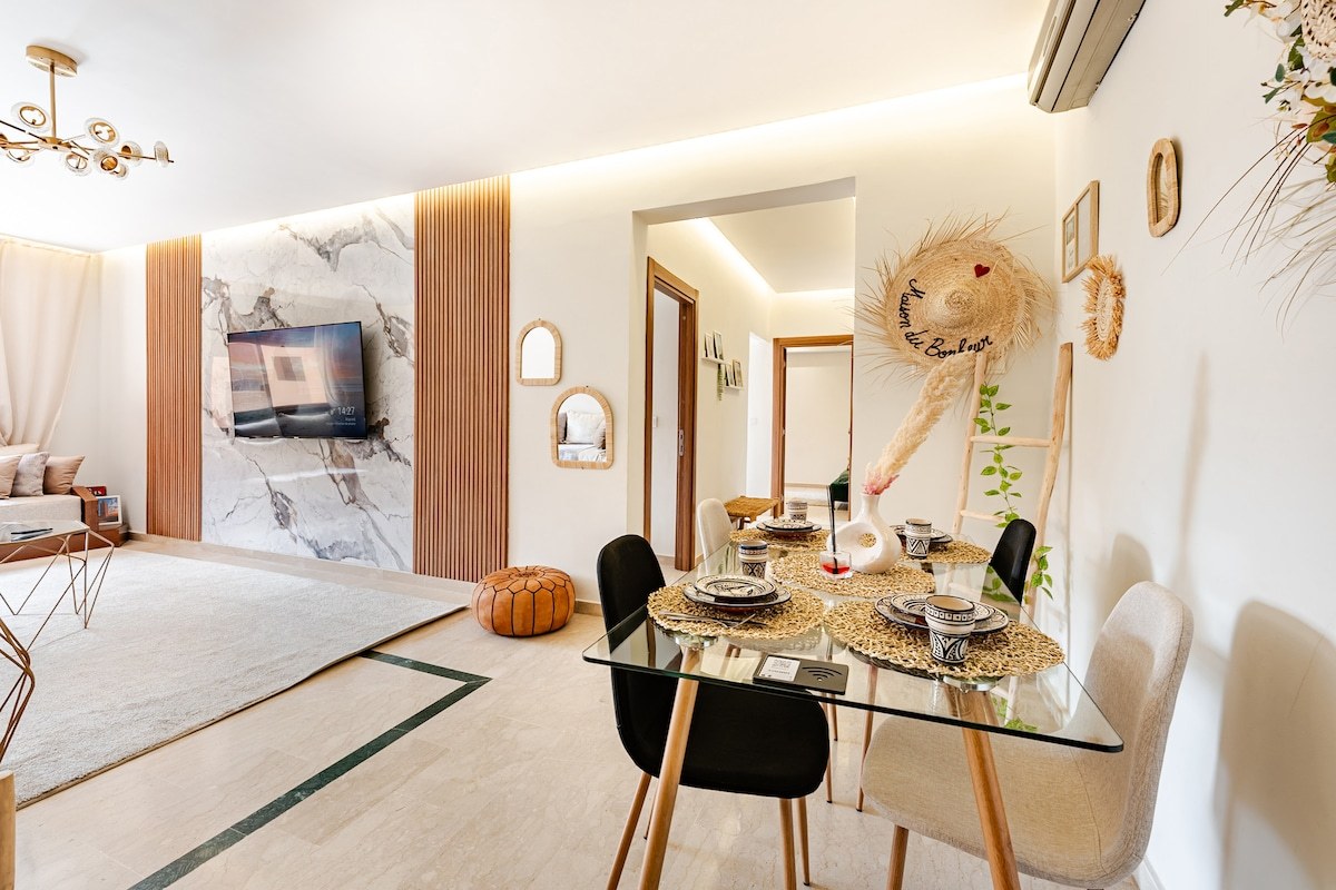 Balcon · Piscine · Parking · 2 chambres · Hivernage - Photo 3