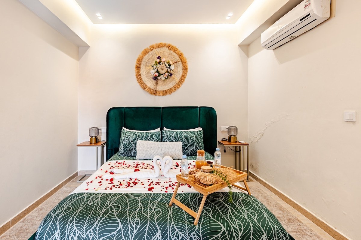 Balcon · Piscine · Parking · 2 chambres · Hivernage - Photo 4