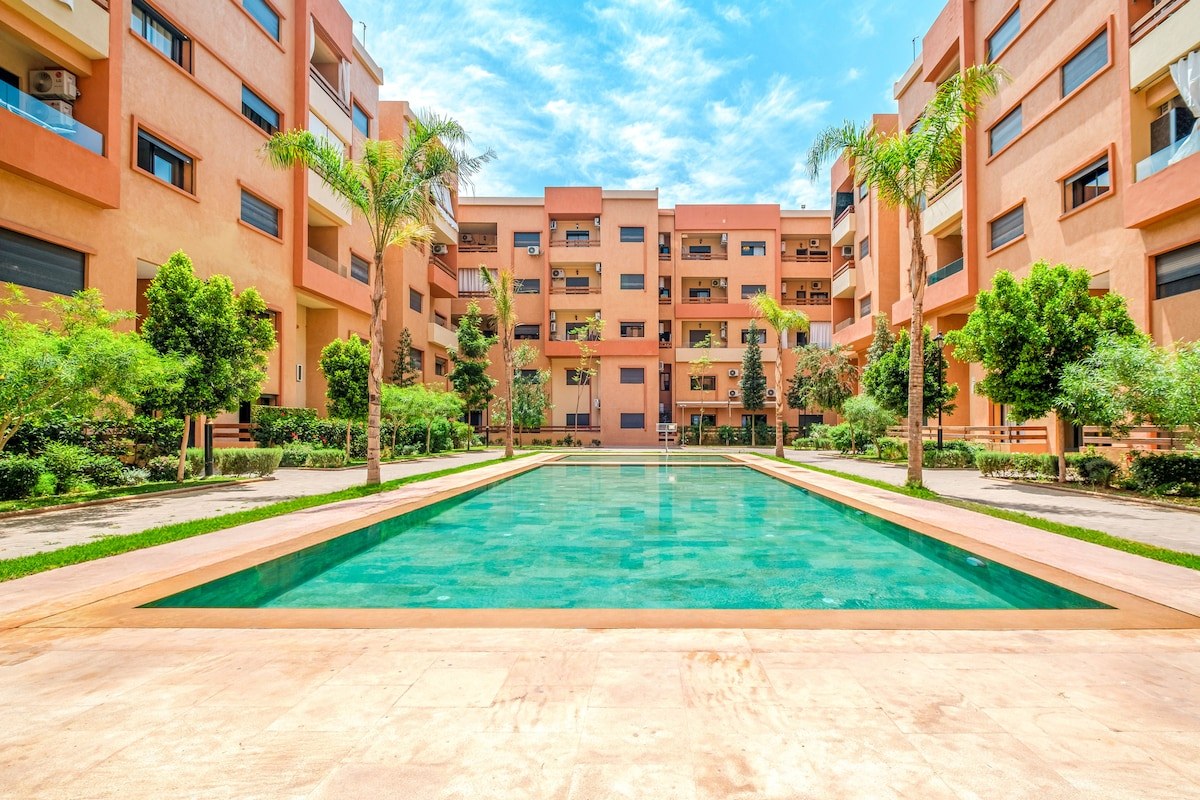 Grand Duplex 4 Chambres Piscine Parking Menara - Photo 11