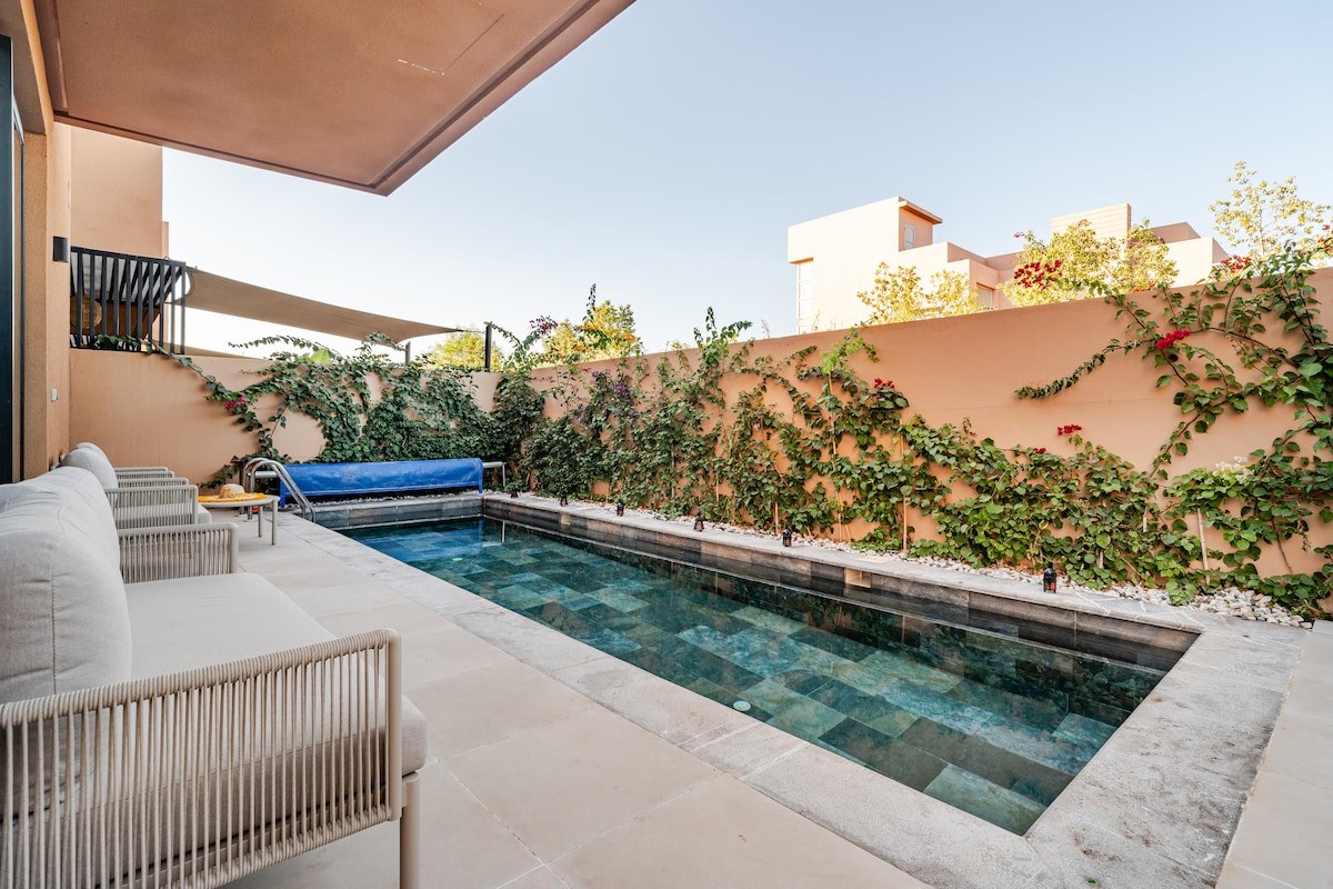 Villa moderne 4 chambres avec piscine et barbecue sur le toit / fibre - Photo 42