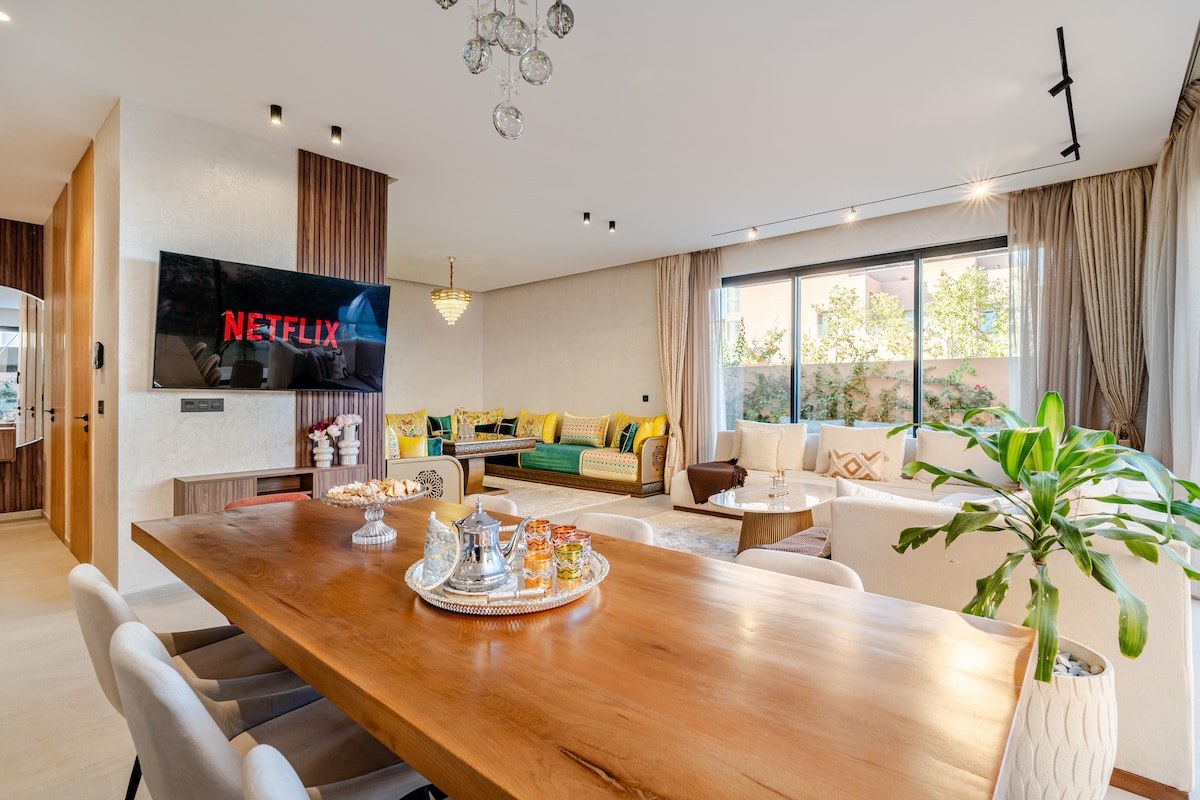 Villa moderne 4 chambres avec piscine et barbecue sur le toit / fibre - Photo 20