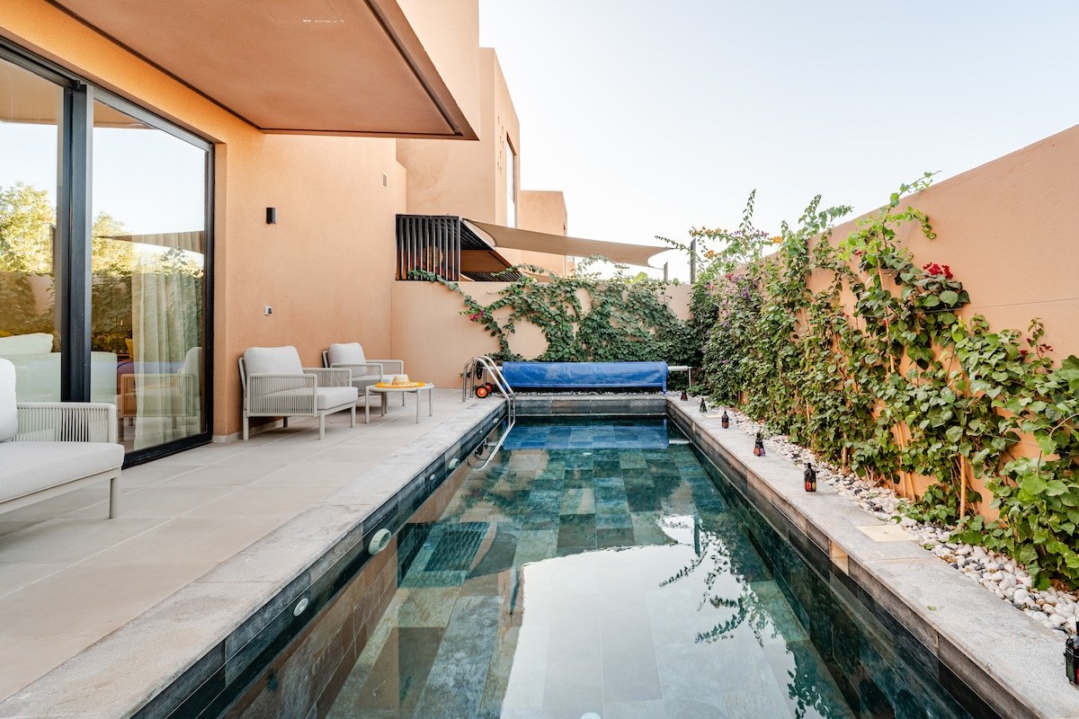 Villa moderne 4 chambres avec piscine et barbecue sur le toit / fibre - Photo 39