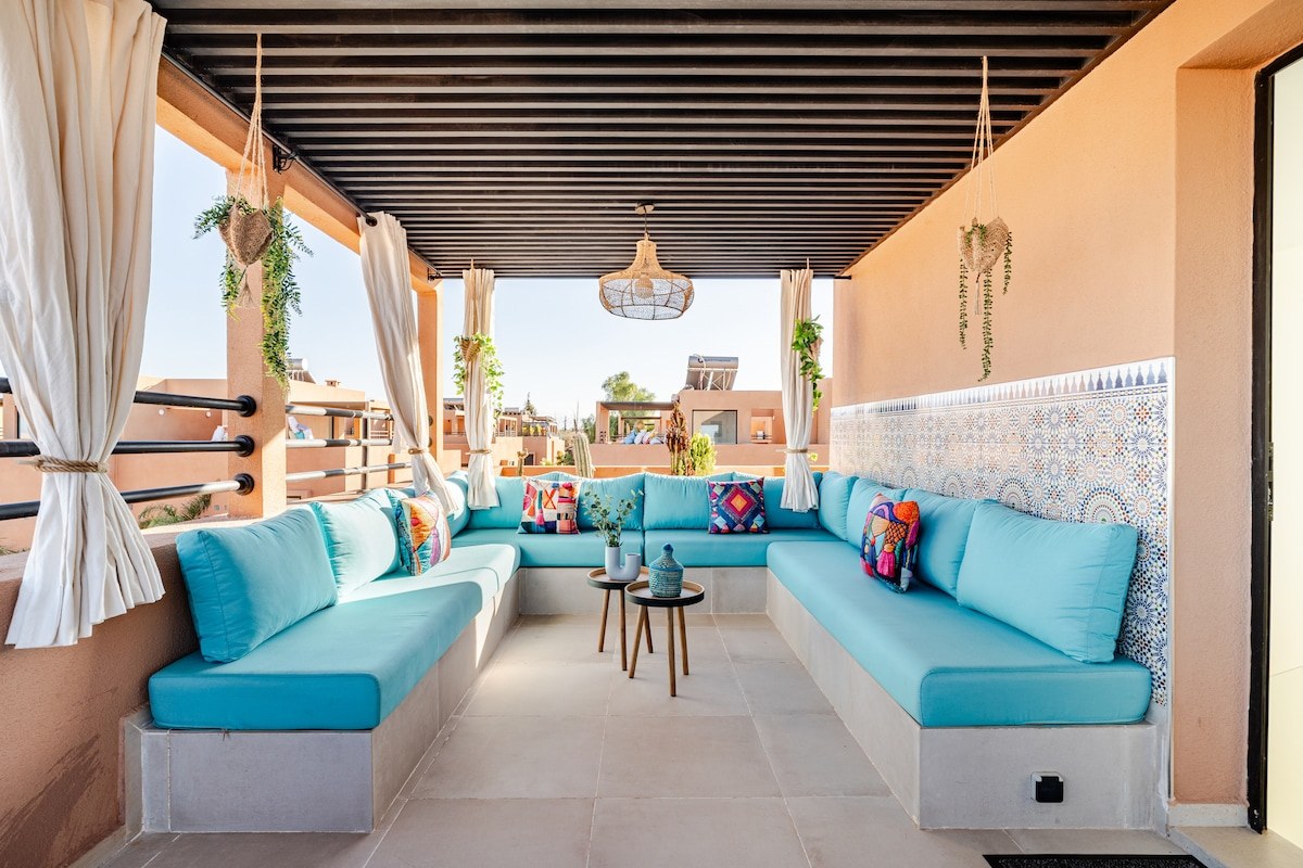 Villa moderne 4 chambres avec piscine et barbecue sur le toit / fibre - Photo 21
