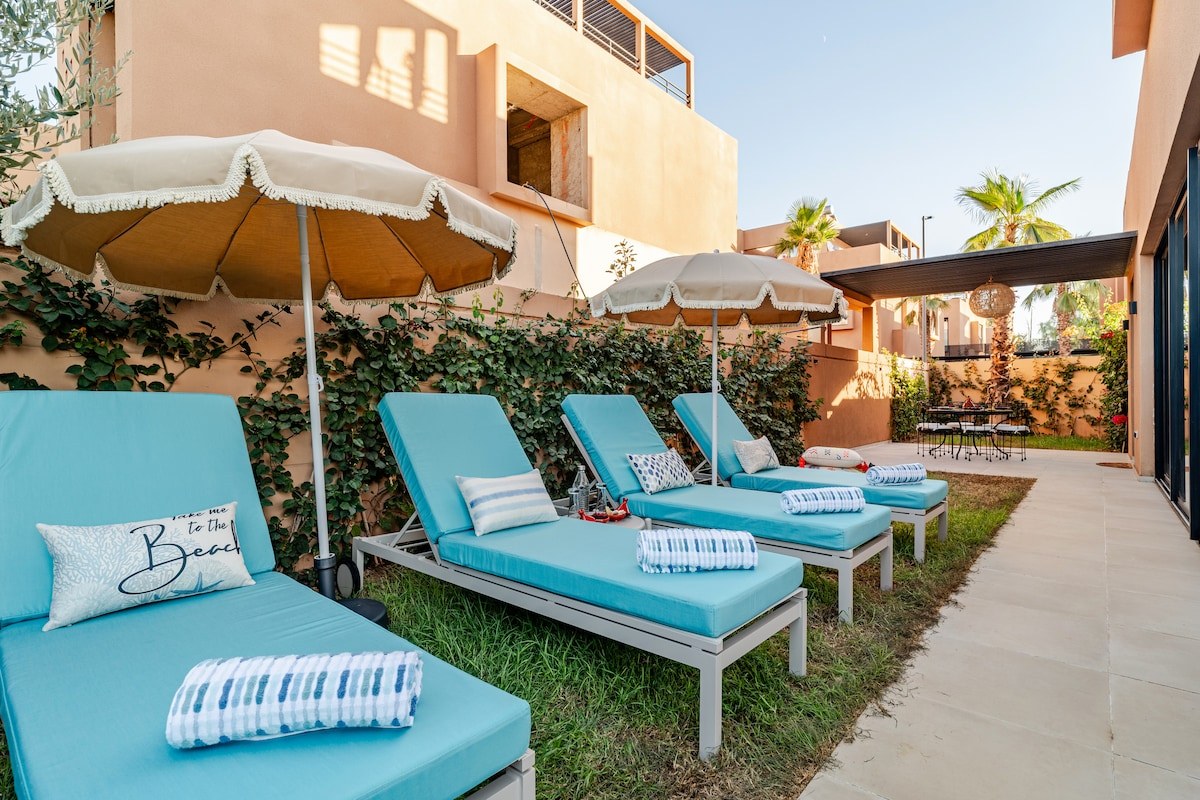 Villa moderne 4 chambres avec piscine et barbecue sur le toit / fibre - Photo 41