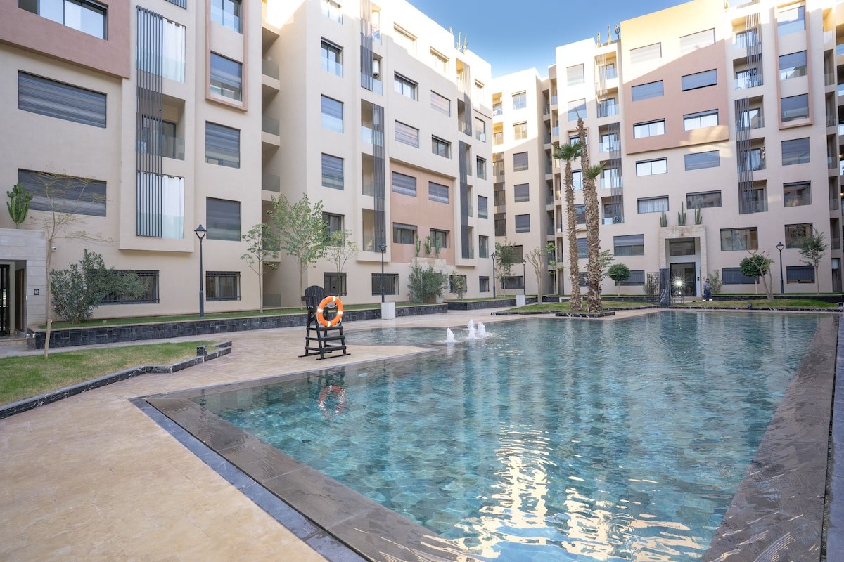 Gueliz • Piscine & Jacuzzi • GYM • Résidence Luxe - Photo 9