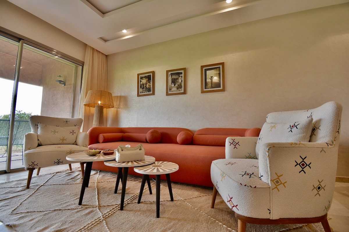 Appartement RDJ - Golf, piscine, restaurants - Photo 14
