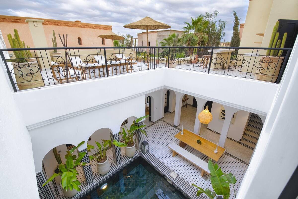 Somptueuse Villa Riad Piscine chauffée Palmeraie - Photo 47