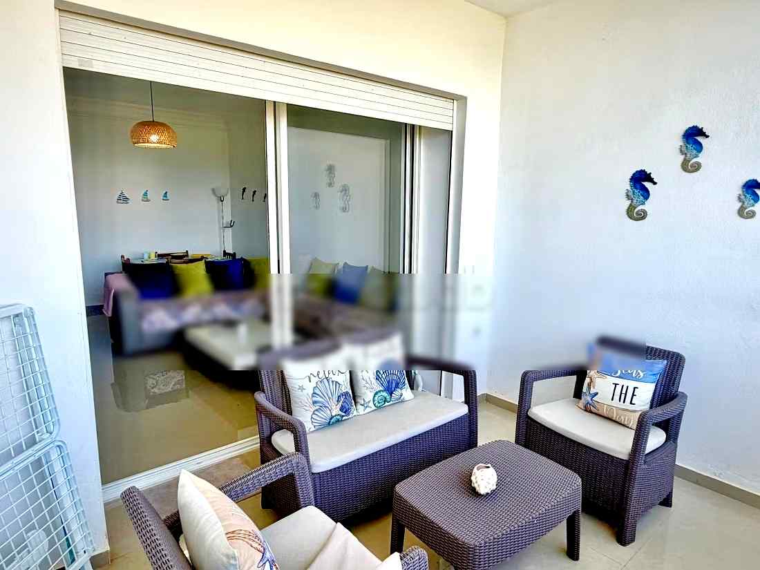 Appartement de vacances à louer à Asilah. 1 chambre. Avec ascenseur et terrasse - Photo 5