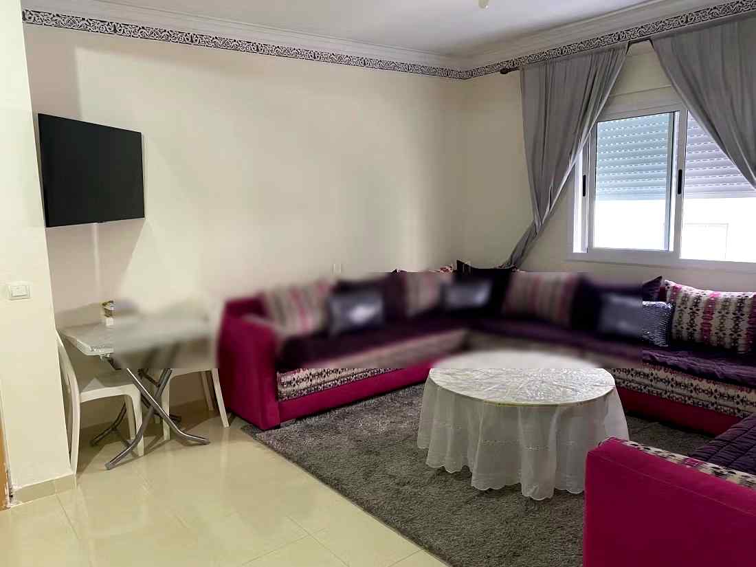 Location saisonnière à Marjane.
Superficie 55 m².
Salon Marocain, sécurité - Photo 2