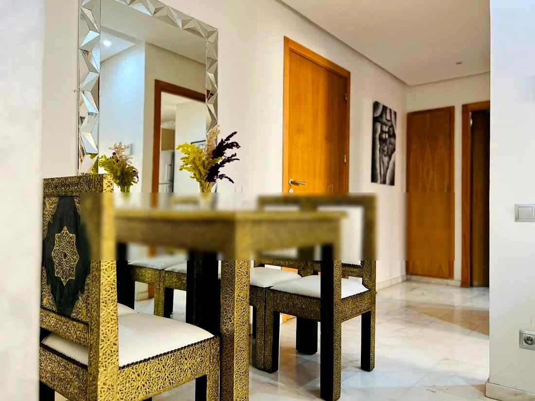 Appartements à louer à Guéliz. 1 chambre. Salon typique marocain, résidence sécurisée - Photo 4