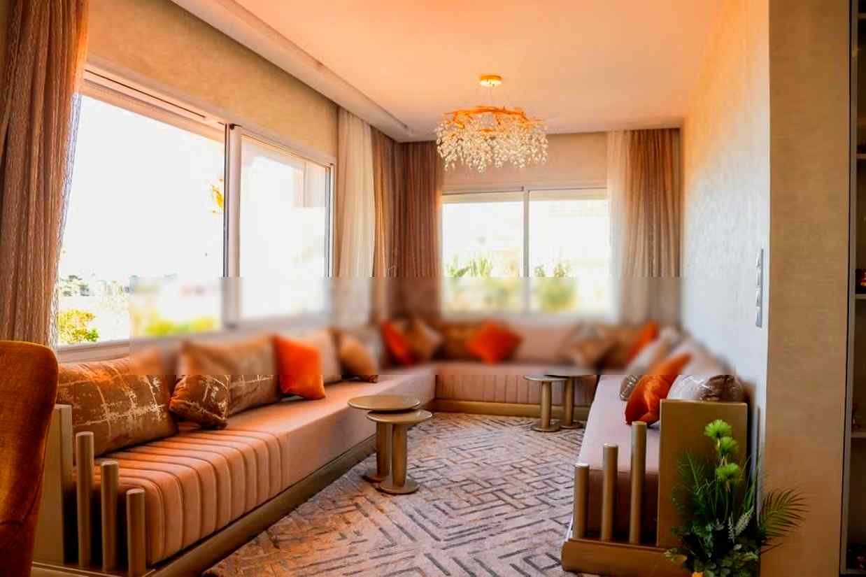 Location d'un appartement à Le boulevard Mohammed V. 2 grandes pièces. Porte blindée et parabole - Photo 5