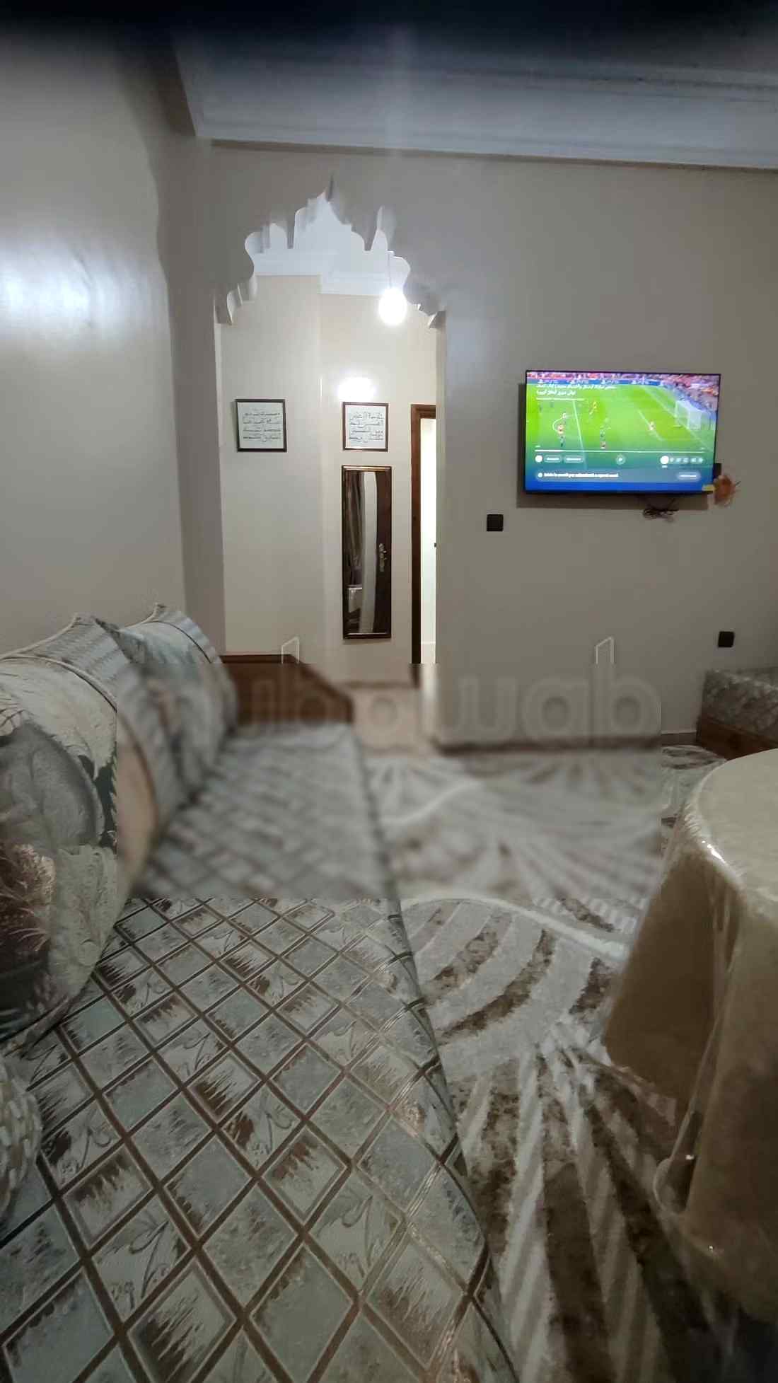 Maison à louer pour vos vacances à Hay Salam. 1 Pièce. Salon traditionnel et porte blindée - Photo 6