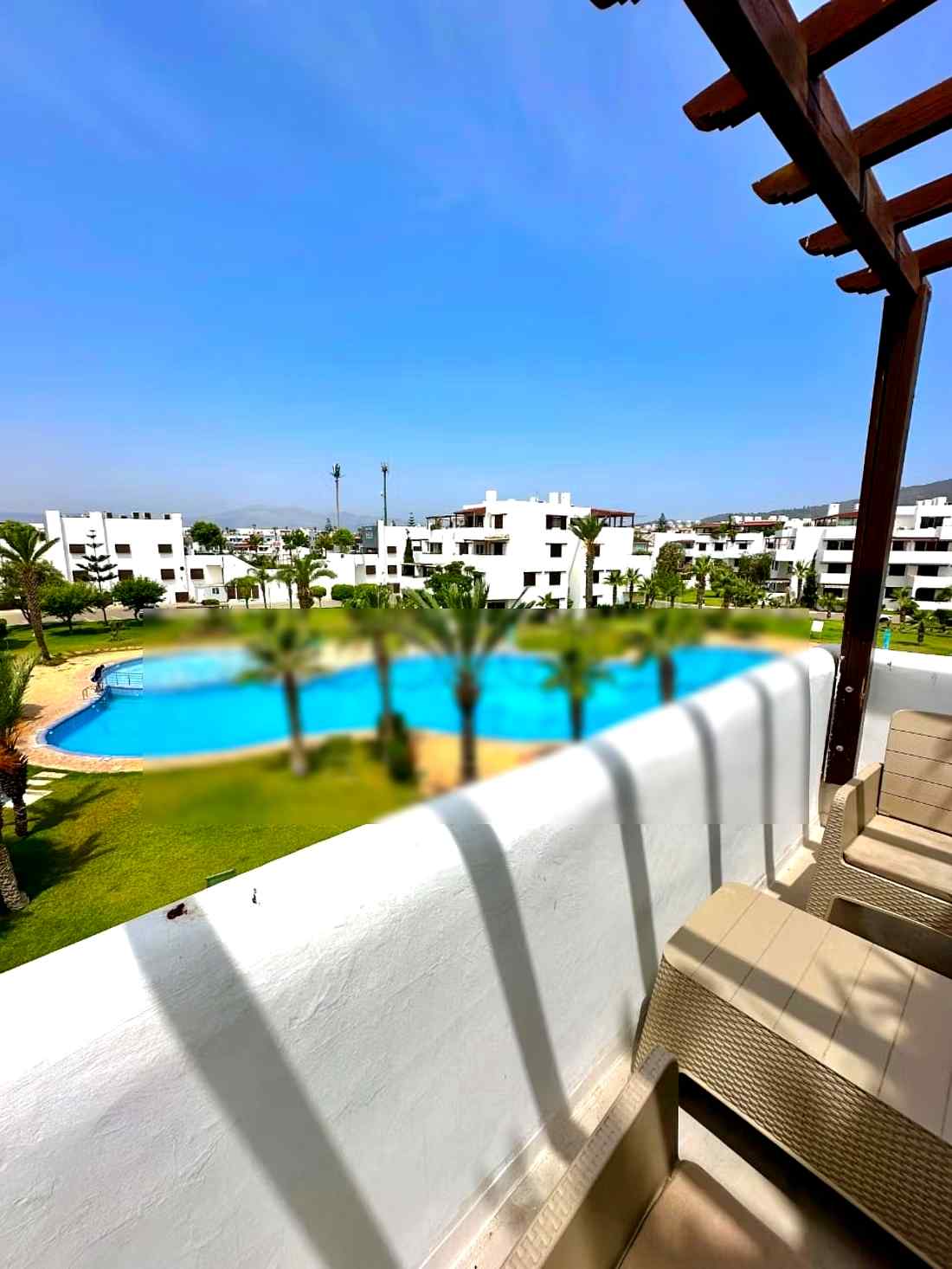 Appartements à louer à M'diq. Résidence la cassia Cabo Negro Chambres magnifiques. Balcon et ascenseur - Photo 13