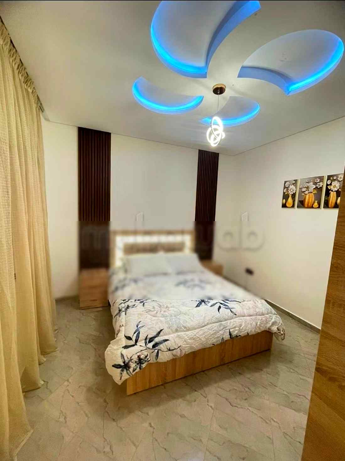 Location d'un appartement à Hay Chmaou. 
3 grandes pièces. 
Salon traditionnel, antenne parabolique générale - Photo 6